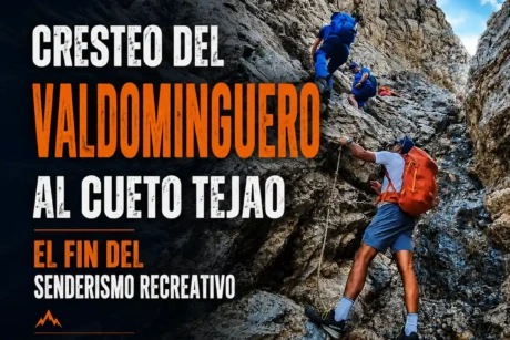 Cresteo del Valdominguero en Picos de Europa