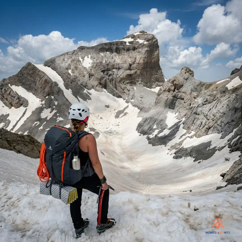 ruta clásica a monte perdido desde Torla. Ante cima de Monte Perdido