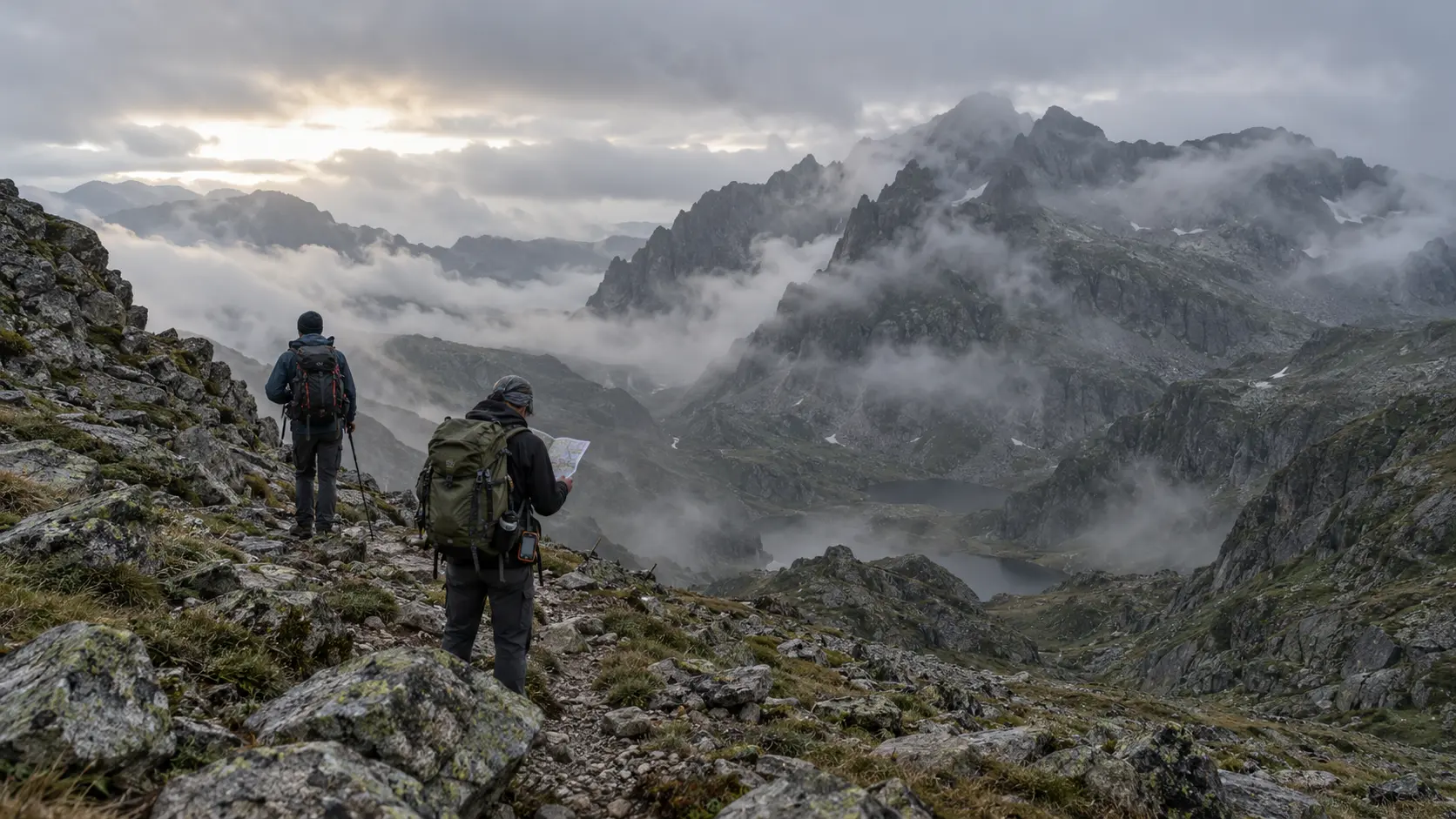 Seguir un track no es saber orientarse en montaña